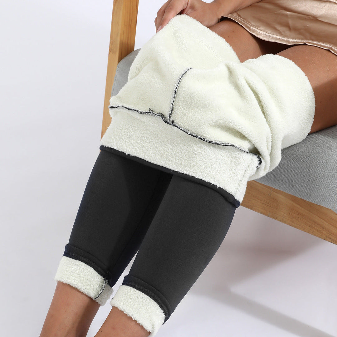 Emma vrouwelijke legging met thermische fleece voering voor bescherming tegen de kou.
