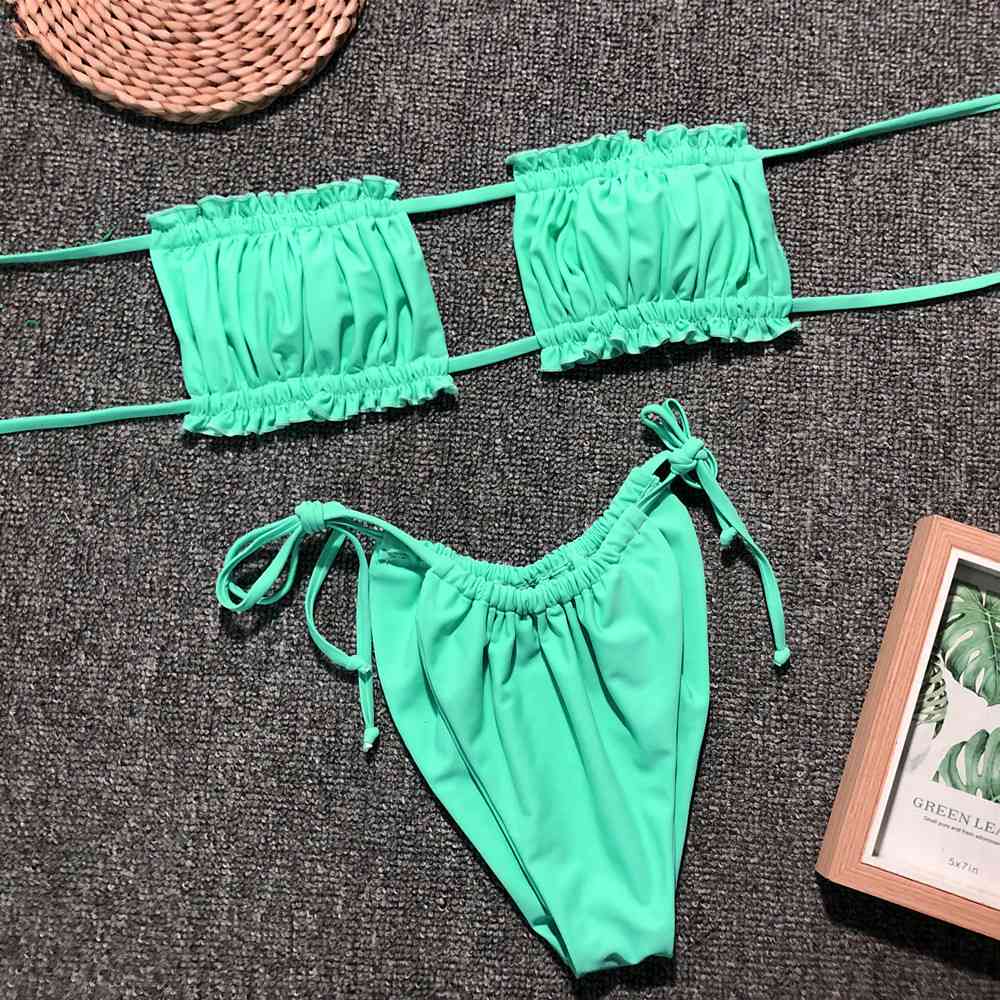 Callie - Elegant bikiniset met ruches en gerimpelde details