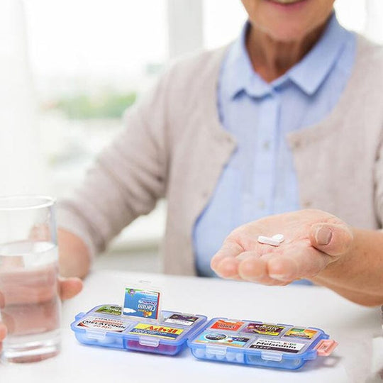 Handige PillSafe medicijnhouder - Mini Organizer die dagelijks gemak biedt.