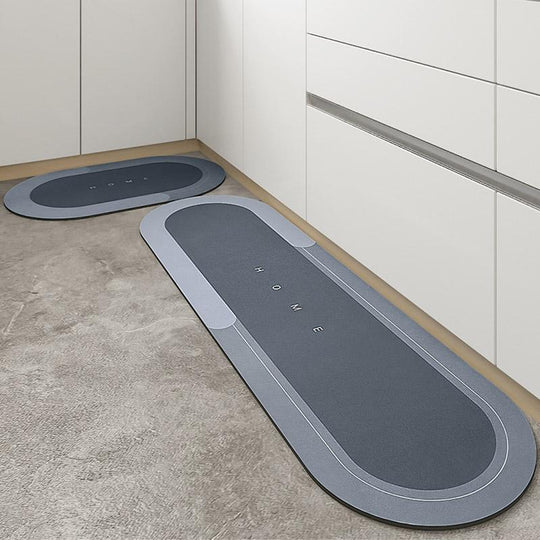 AquaMat Badkamermat met Antislip Design, perfect voor natte omgevingen dankzij de sneldrogende eigenschappen.
