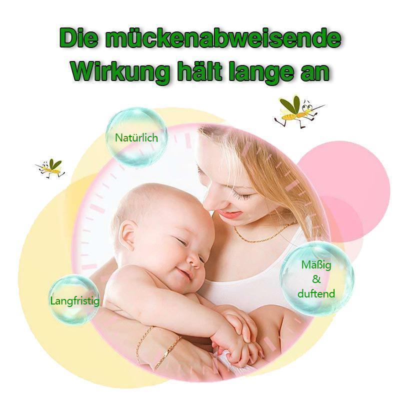 Muggenwerende stickers verrijkt met essentiële oliën, geschikt voor kinderen en volwassenen.
