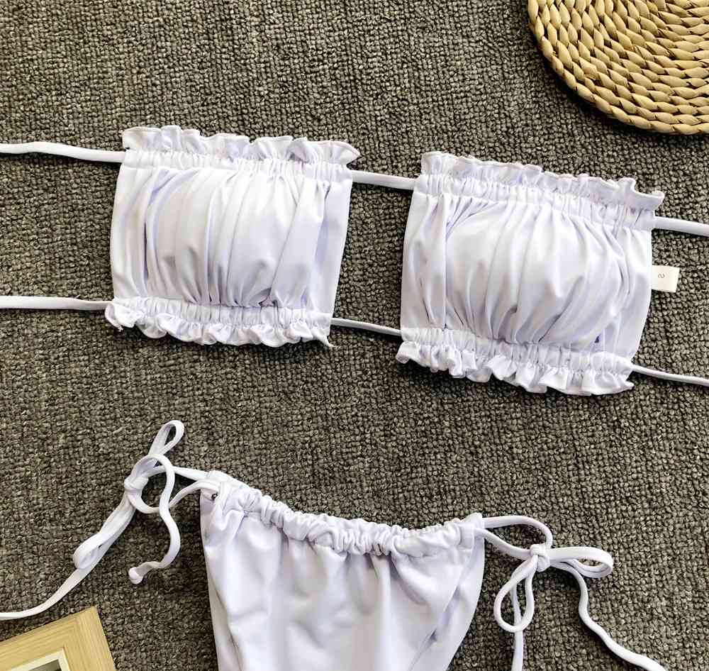 Callie - Elegant bikiniset met ruches en gerimpelde details