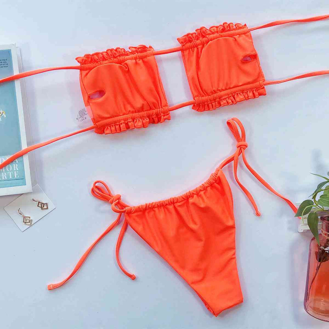 Callie - Elegant bikiniset met ruches en gerimpelde details