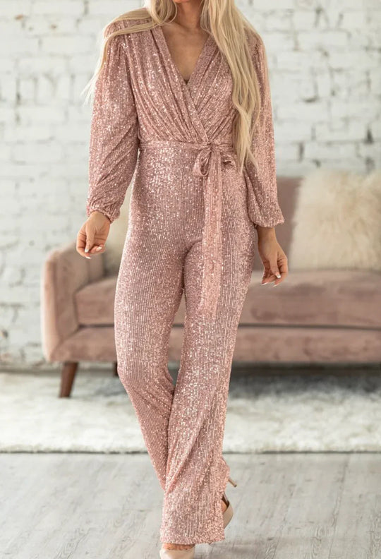 Isabella - Elegante Jumpsuit Met Ceintuur