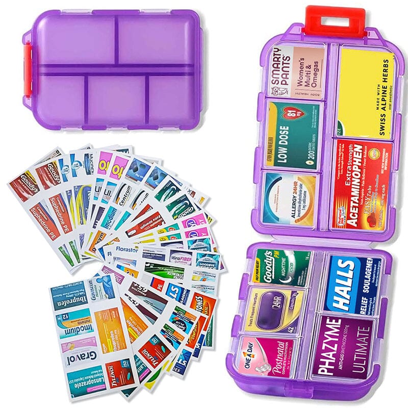 Handige PillSafe Organizer - Mini medicijnhouder, ontworpen voor gemak en functionaliteit.