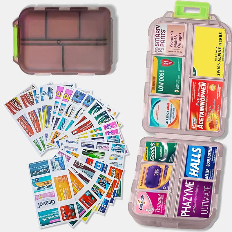 Voor handige medicijnhouder - PillSafe Mini Organizer, ideaal voor dagelijkse pillen.