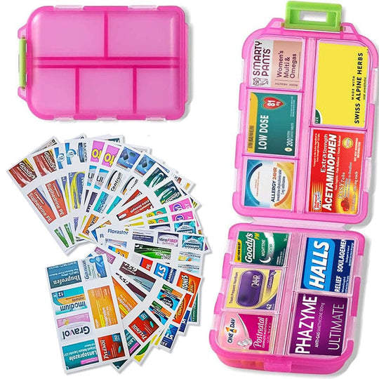 Medicijnhouder Organizer - PillSafe Mini handige keuze voor reizen en thuis.