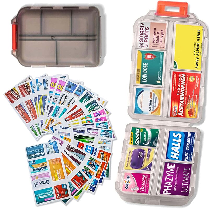 PillSafe Organizer - Mini medicijnhouder handige en stijlvolle optie voor onderweg.