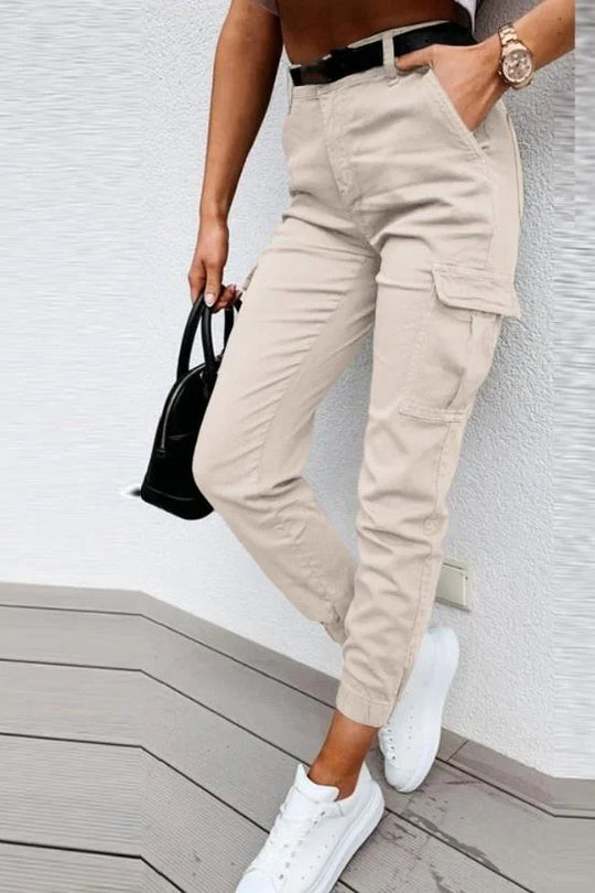 Max | Comfortabele Cargo Broek met Elastische Boorden