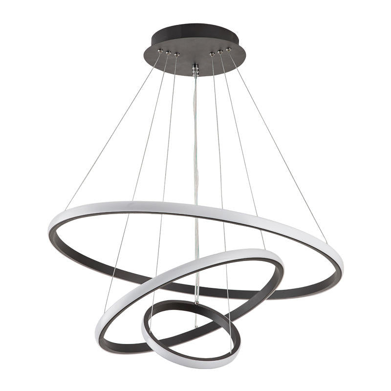 Hanglamp met afstandsbediening voor intelligent dimmen, biedt flexibiliteit tussen wit, natuurlijk en warm licht.