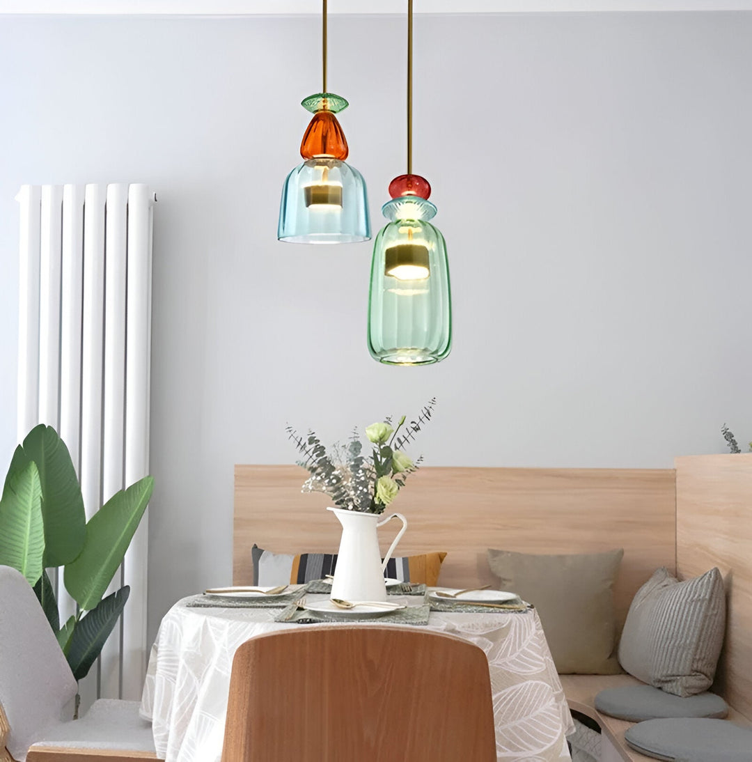 NordicaLux hanglamp, creëer een Scandinavische ambiance in je huis met deze elegante glazen lamp.
