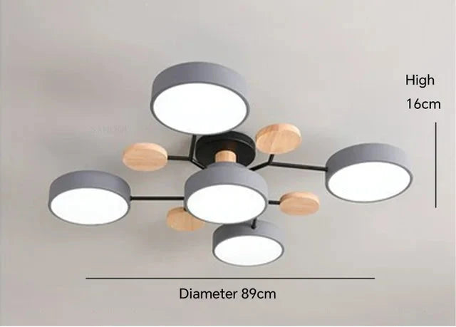 Daan Stijlvolle Sfeer LED Plafondlamp voor een luxueuze uitstraling in moderne interieurs.