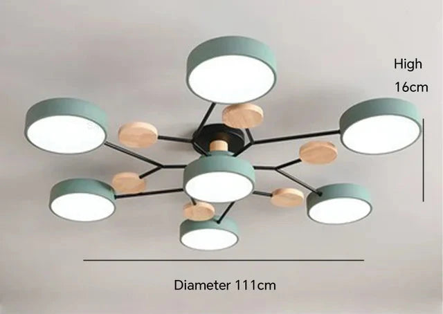 Daan Stijlvolle Sfeer LED Plafondlamp met een futuristisch ontwerp voor stijl en functionaliteit.