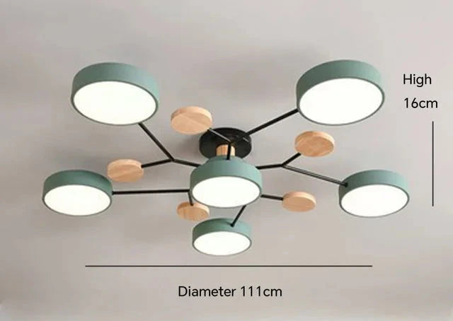 Daan Stijlvolle Sfeer LED Plafondlamp ideaal voor een verfijnde inrichting van woon- en eetkamers.