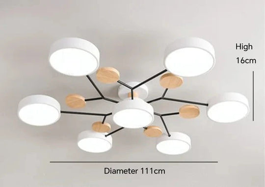 Daan Stijlvolle Sfeer LED Plafondlamp met een verfijnde afwerking en harmonieus design.