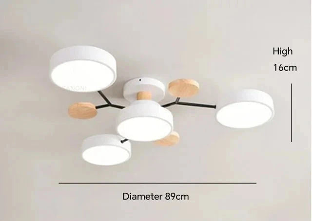 Daan Stijlvolle Sfeer LED Plafondlamp met een strak ontwerp en subtiele accenten.