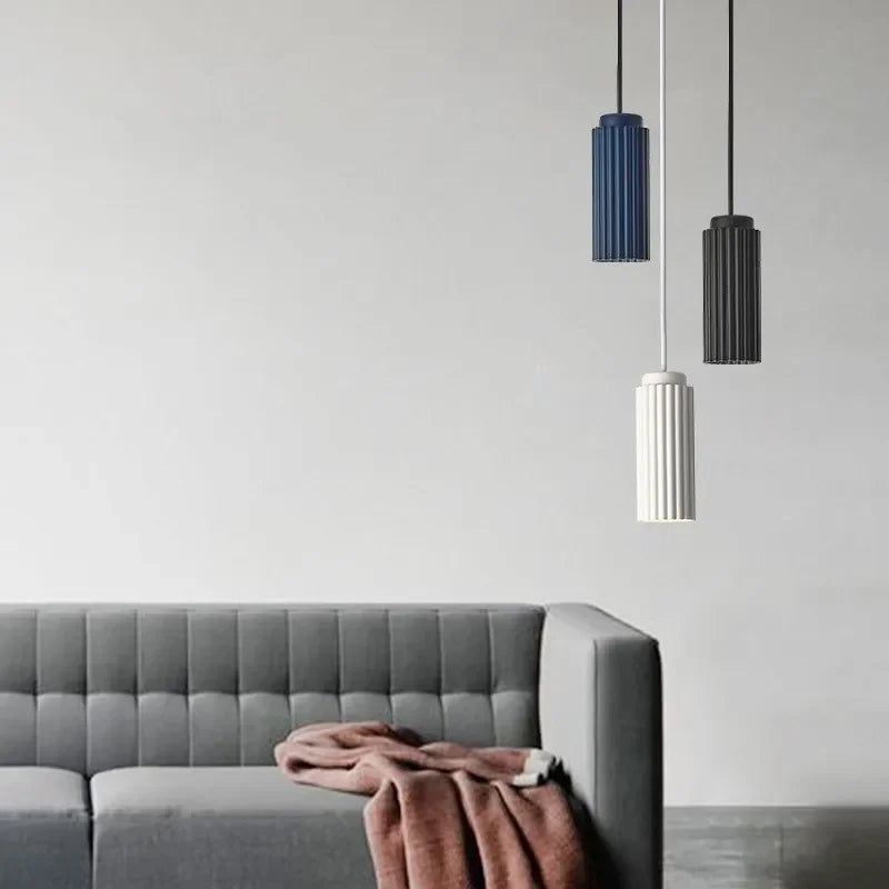   hanglamp met textuur moderne verlichting minimalistisch ontwerp perfect voor stijlvolle interieurs.