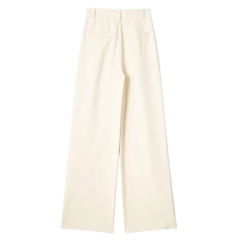 München | Dames Oversized Pantalon | Beige