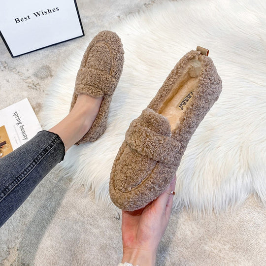 WarmSteps stijlvolle loafer die comfort en winterse warmte biedt.