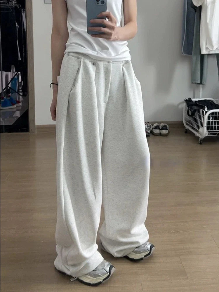 Hamburg | Dames Oversized Sweatpants | Zwart