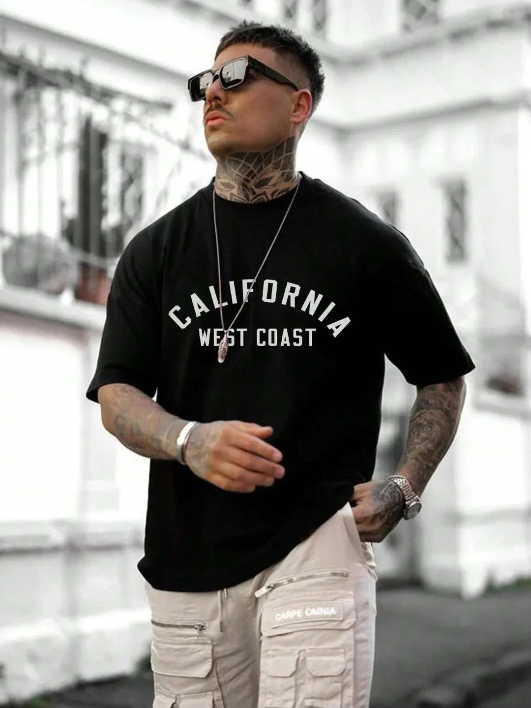 Daan - T-Shirt im California West Coast-Stil