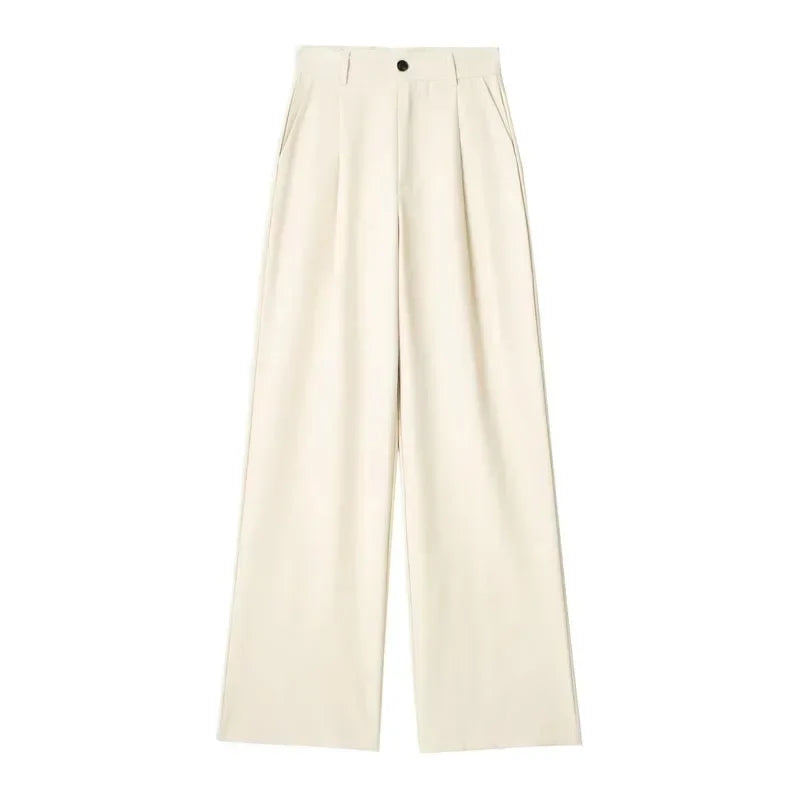 München | Dames Oversized Pantalon | Beige