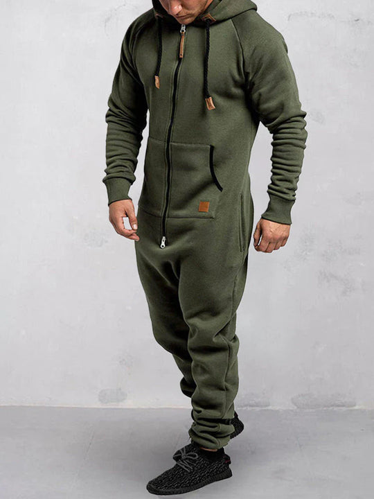 Jasper Heren comfortabele jumpsuit met een sportief ontwerp, ideaal voor training en vrije tijd. Dit trainingspak biedt optimaal draagcomfort en een moderne look.