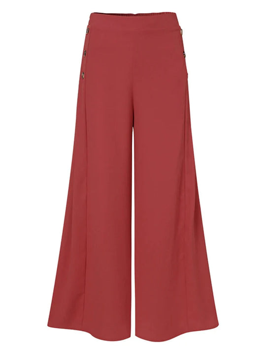 Regensburg | Dames Oversized Pantalon | Rood