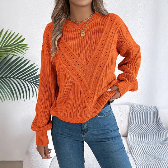 Marijke | Dames Winter Trui | Oranje