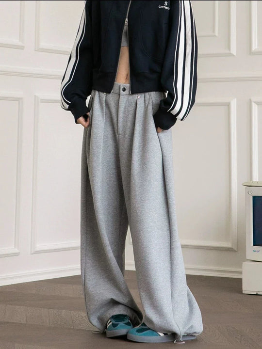 Hamburg | Dames Oversized Sweatpants | Zwart