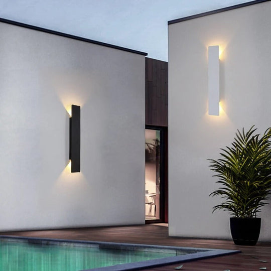 AquaLux | Waterdichte Buitenlamp | Minimalistisch Wanddesign