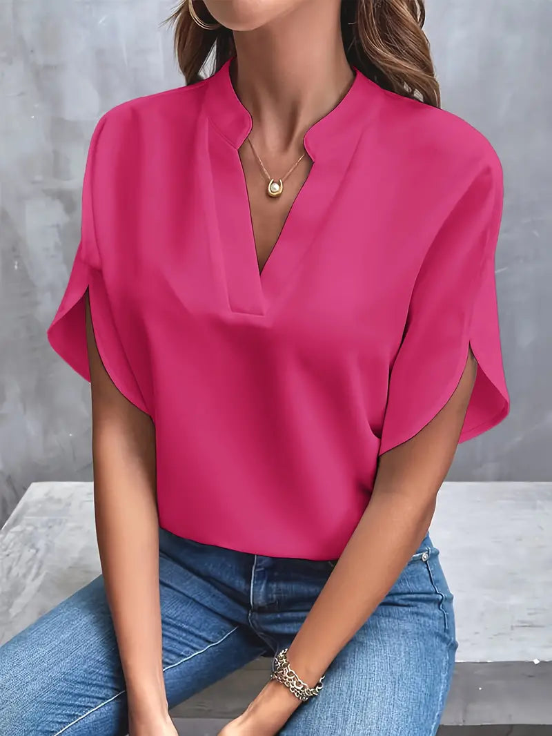 Olivia comfortabele blouse voor dames, de ideale keuze voor een stijlvolle en ademende outfit.
