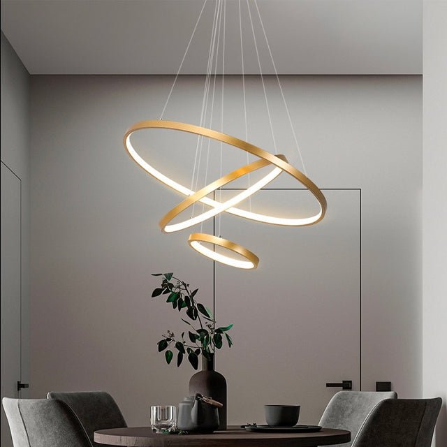 Slimme dimbare hanglamp met LED-verlichting, ideaal voor het creëren van een moderne en sfeervolle ambiance.