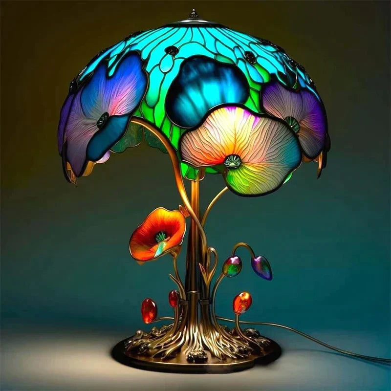 Sfeervolle verlichting met de MushroomGlow Unieke Tafellamp, perfect voor je woonkamer.
